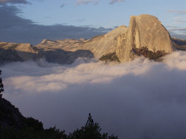 Half Dome at Sunset